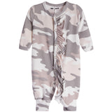 Camo Knit Ruffle Union Suit - Denny's