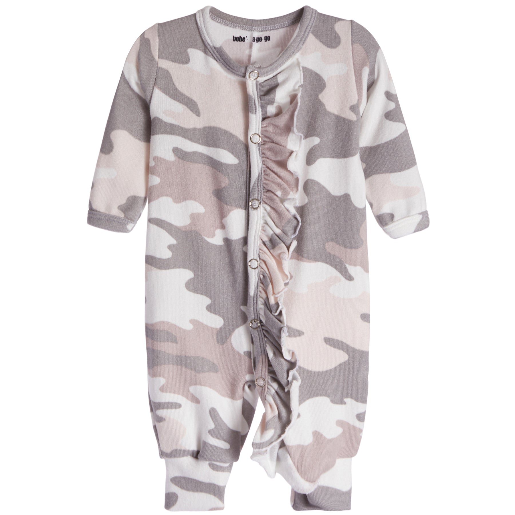 Camo Knit Ruffle Union Suit - Denny's