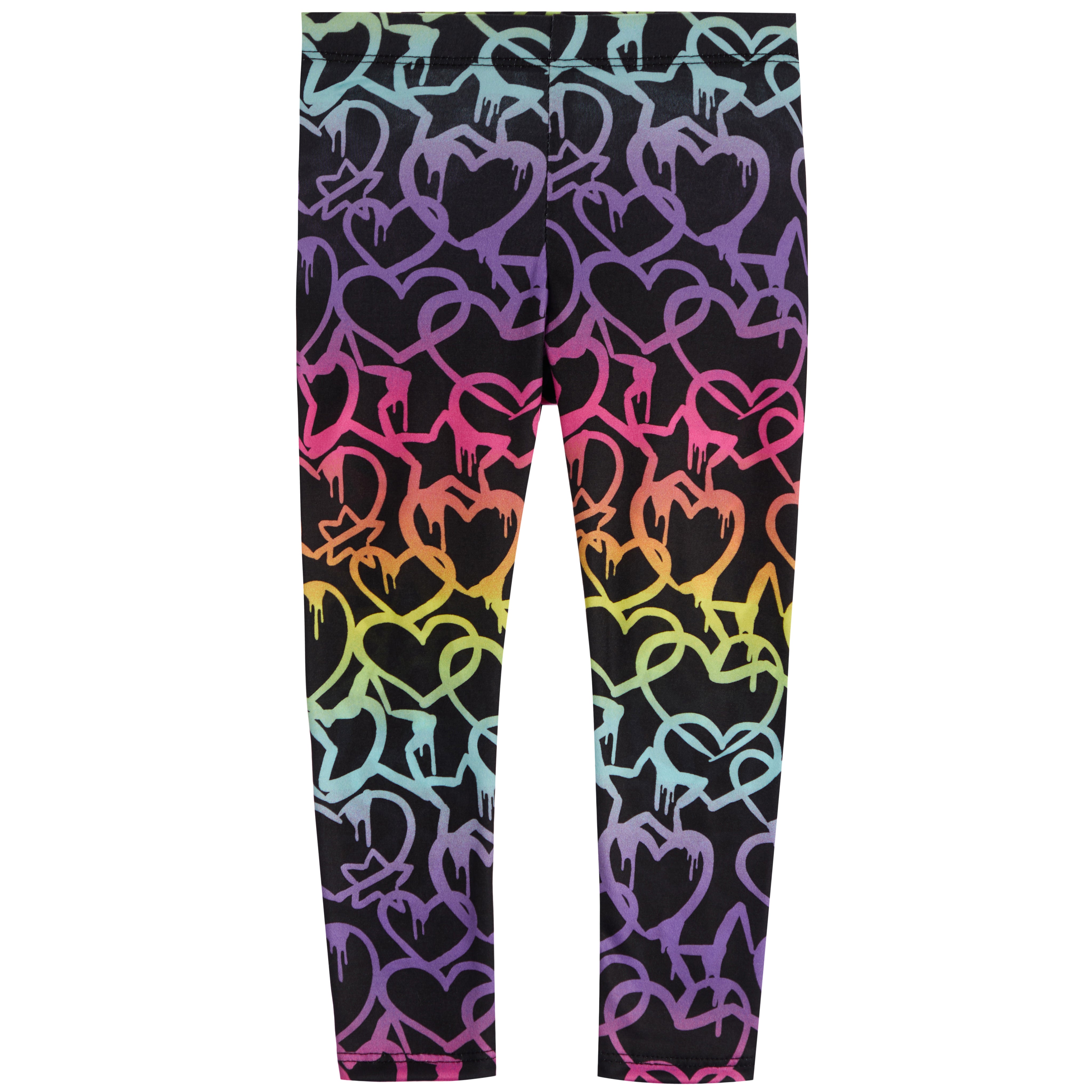 Heart and Stars Rainbow Ombre Legging - Denny's
