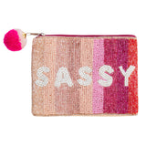 Sassy Beaded Pouch - Denny's