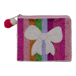 Bow Beaded Coin Pouch - Denny's