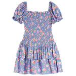 Lainey Puff Sleeves Smock Dress - Denny's