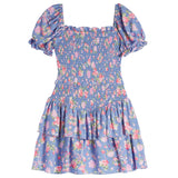 Lainey Puff Sleeves Smock Dress - Denny's