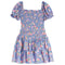 Lainey Puff Sleeves Smock Dress - Denny's
