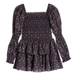Lainie Floral Long Sleeve Smock Dress - Denny's
