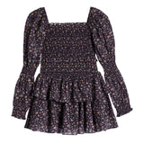 Lainie Floral Long Sleeve Smock Dress - Denny's