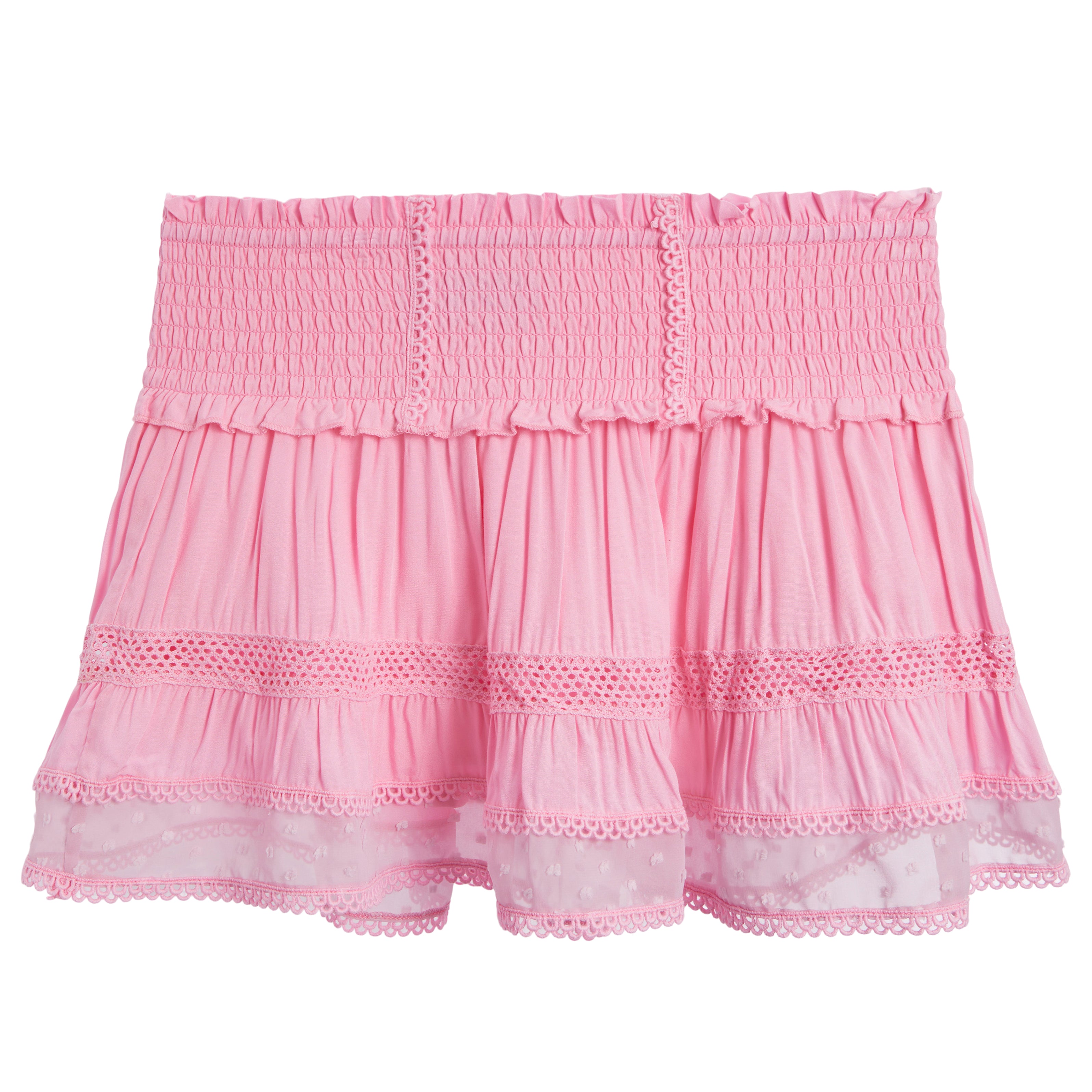 Lara Lace Trim Mini Skirt - Denny's