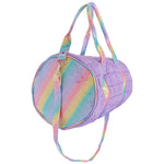 Quilted Lavender Shimmer Duffle - Denny's