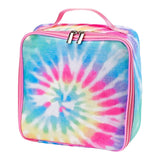 Tie Dye Pastel Delight Canvas Insulated Lunch Bag - Denny's