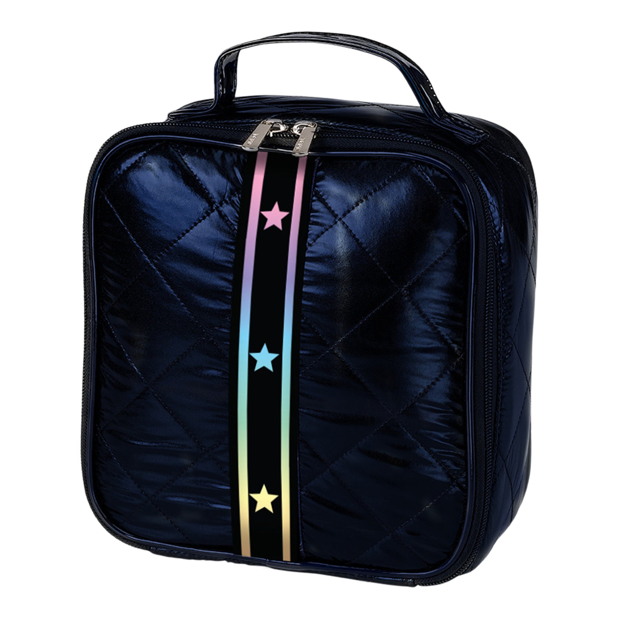 Navy Diamond Stitch Lunch Bag - Denny's