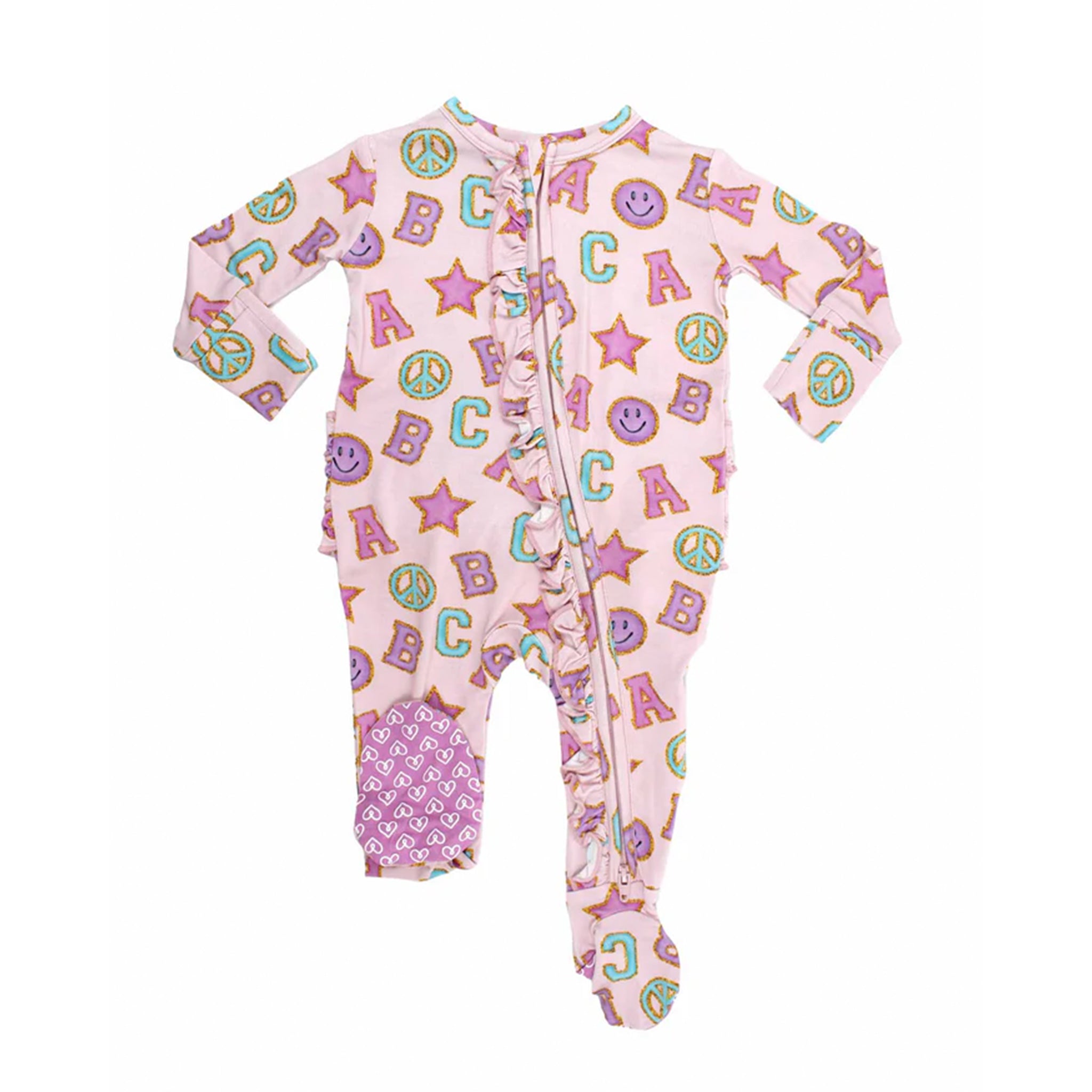 Abagail Ruffle Footie - Denny's