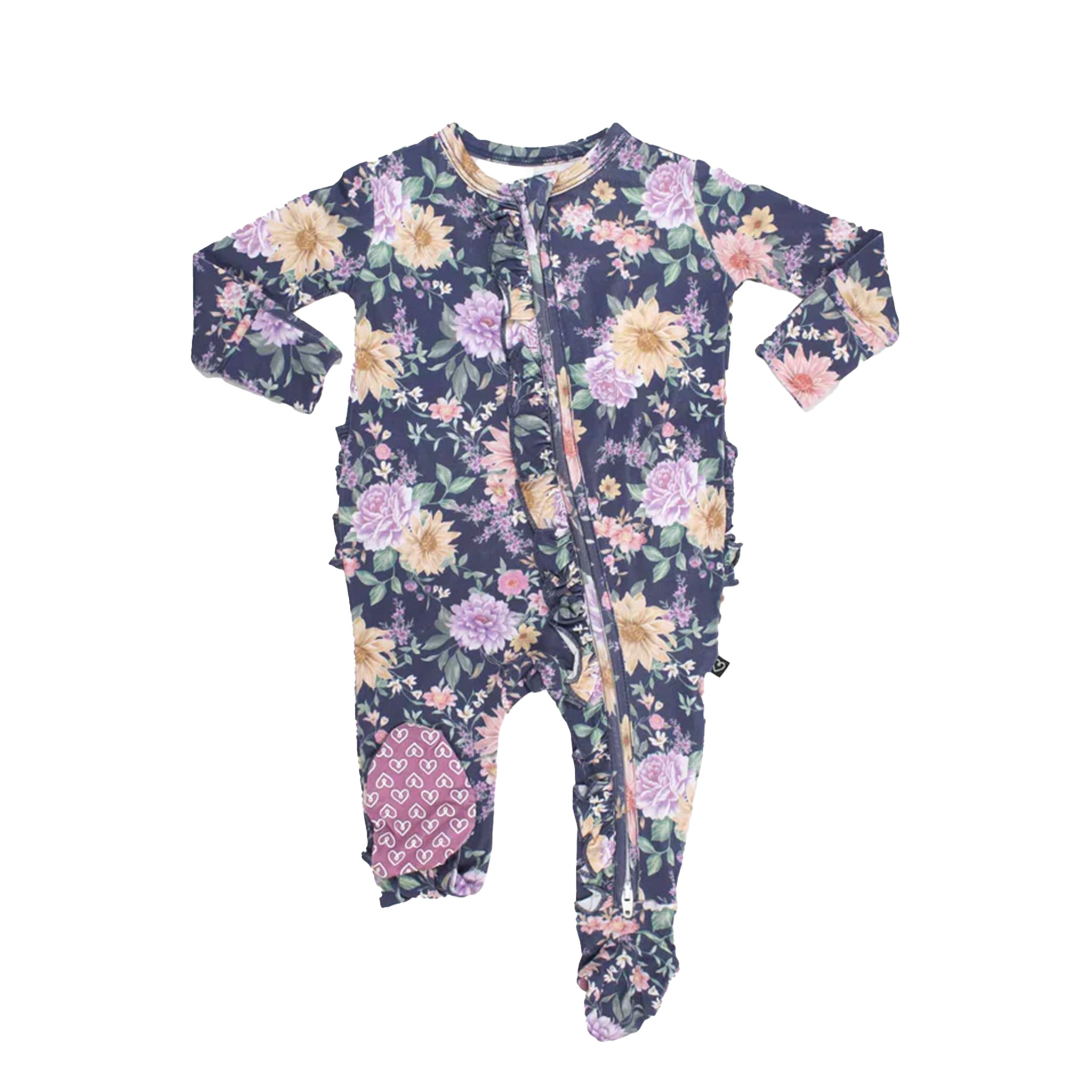 Anna Ruffle Footie - Denny's