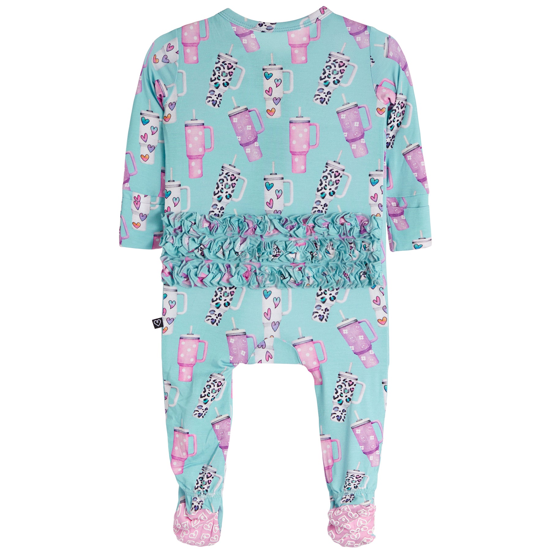 Skylar Ruffle Footie - Denny's