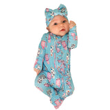 Skylar Ruffle Footie - Denny's