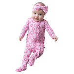 Jade Ruffle Footie - Denny's