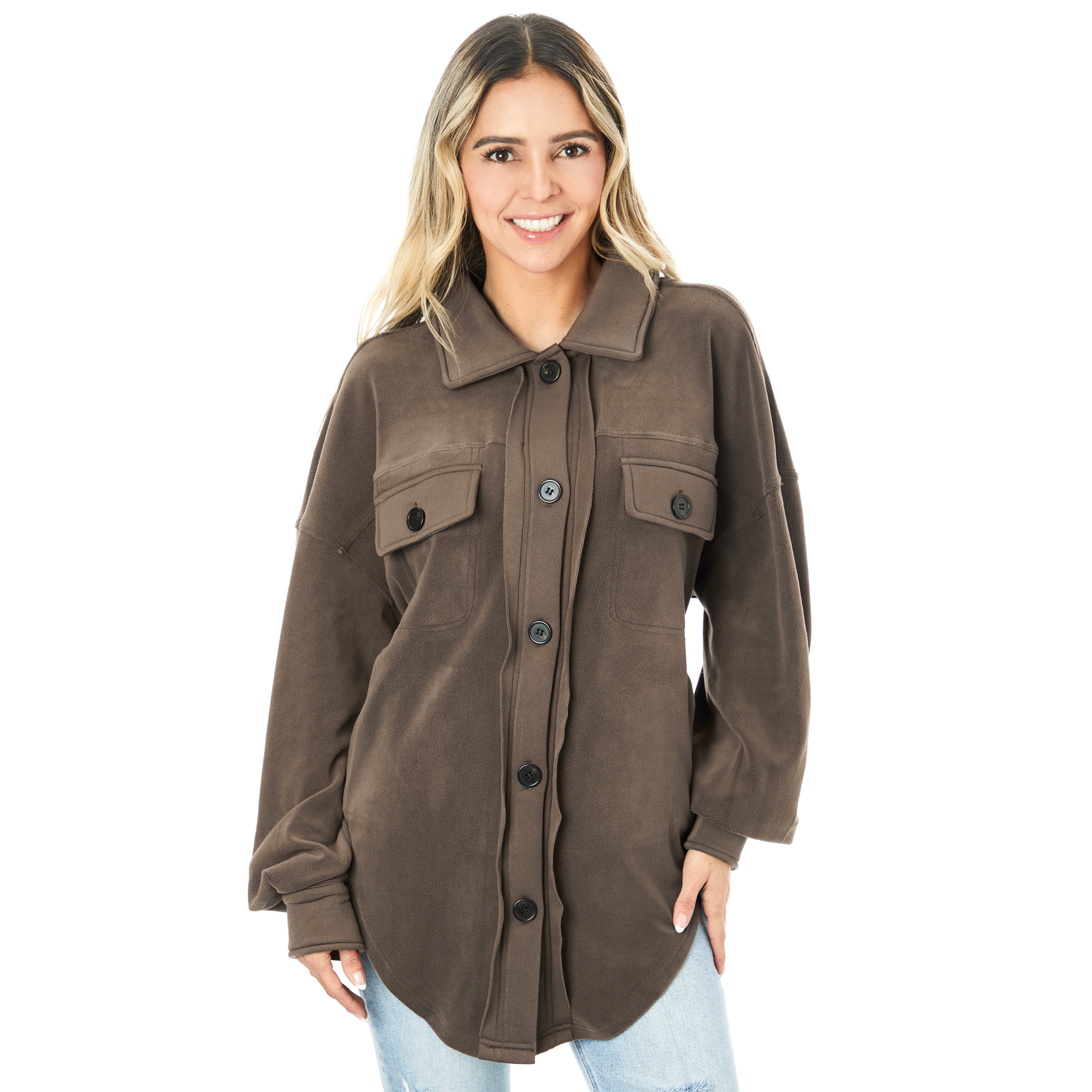 Callie Soft Shacket - Denny's