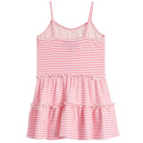 Stripe Tank Dress With Double Ruffle Bottom