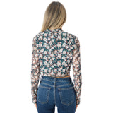 Dreamchaser Crop Mesh Shirt - Denny's
