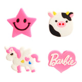 Squish, Barbie, Star & Unicorn Light Up Shoe Charms - Denny's
