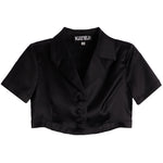 Leddie Stretch Satin Jacket - Denny's