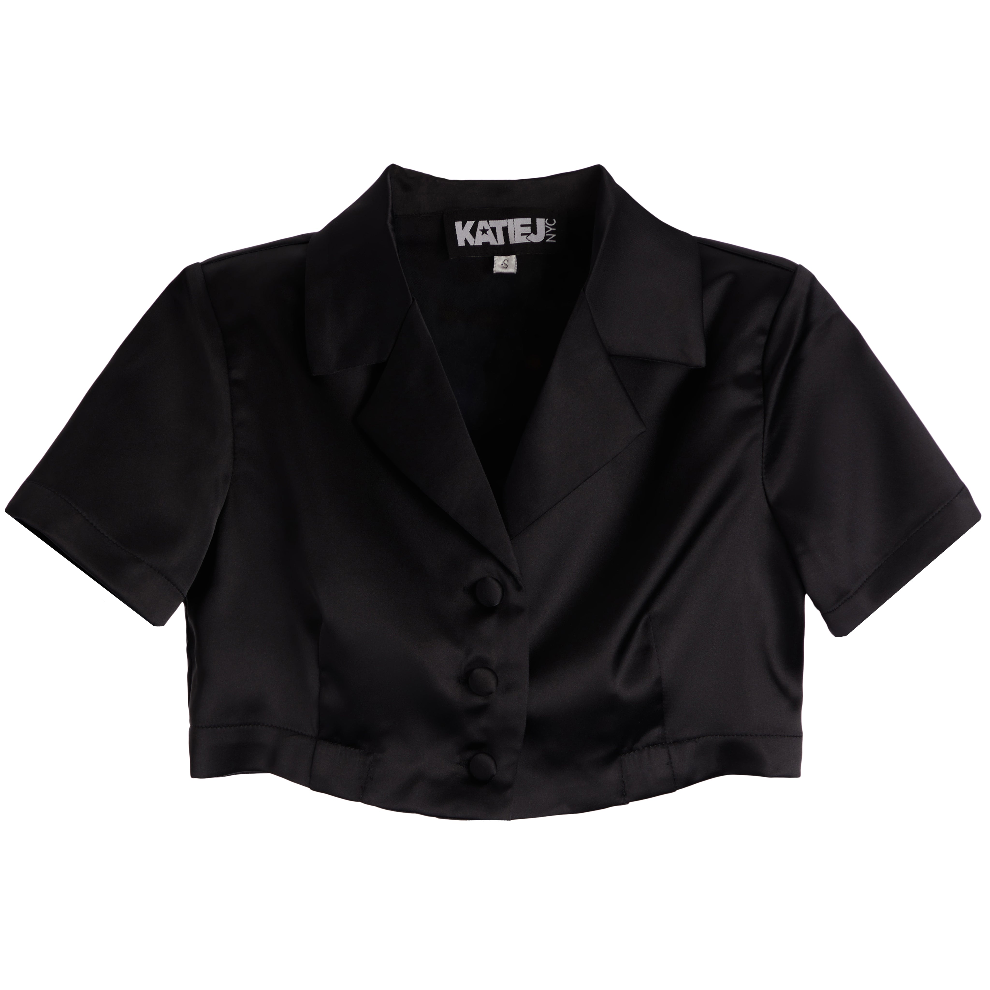 Leddie Stretch Satin Jacket - Denny's