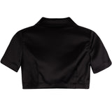Leddie Stretch Satin Jacket - Denny's