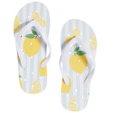 Lemon Stripe Shower Flip Flop