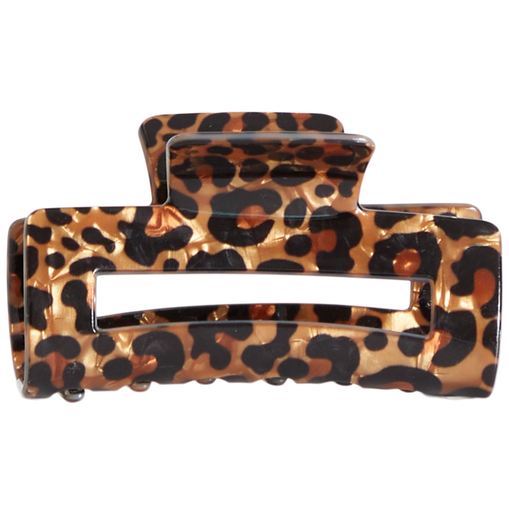 Leopard Print Square Clip - Denny's