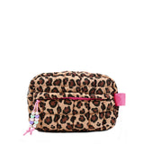 Leopard Print Scrunch Cosmetic Pouch