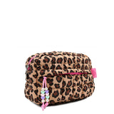 Leopard Print Scrunch Cosmetic Pouch