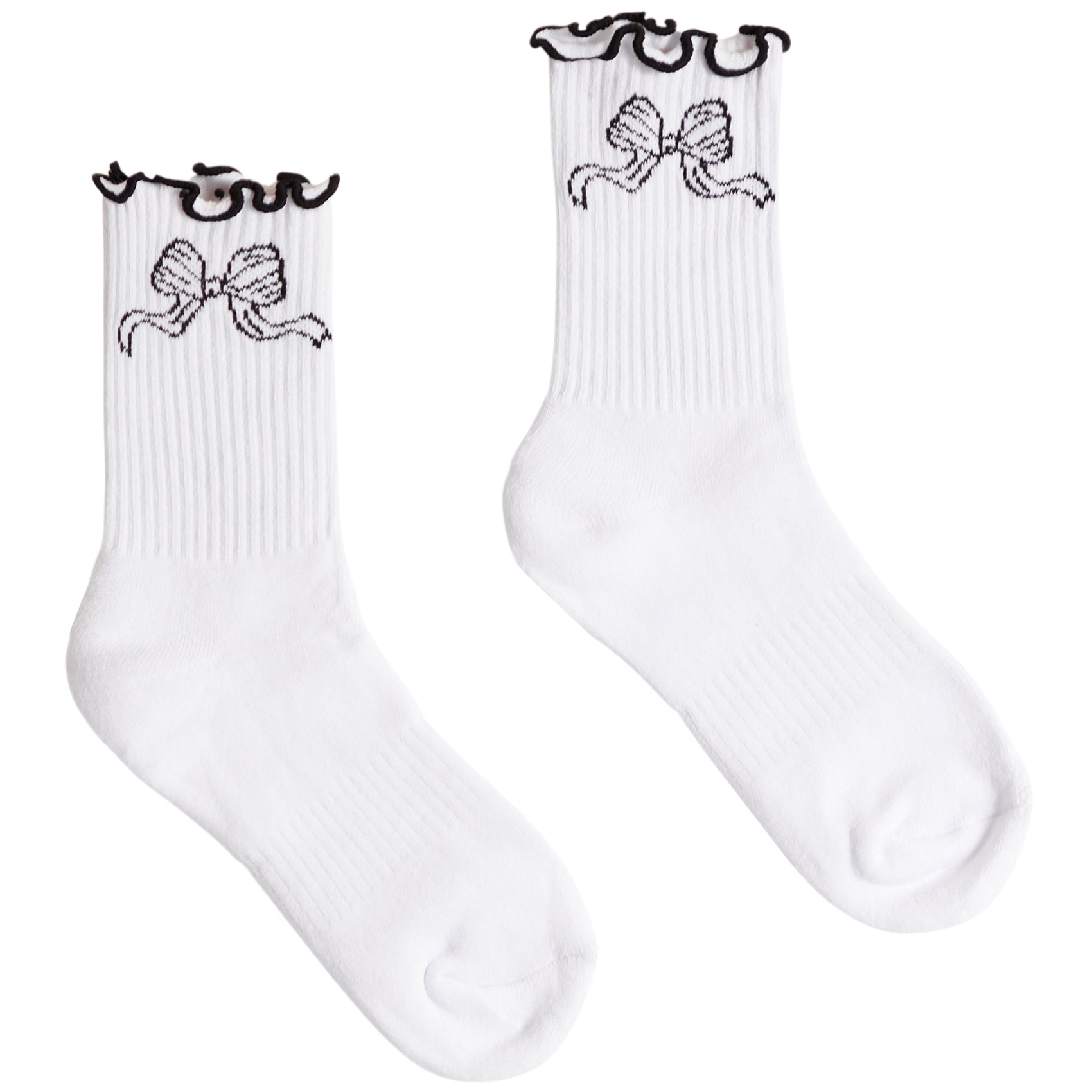 Lettuce Edge Bow Ankle Sock - Denny's