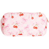 Large Checker Cherry Cosmetic Pouch