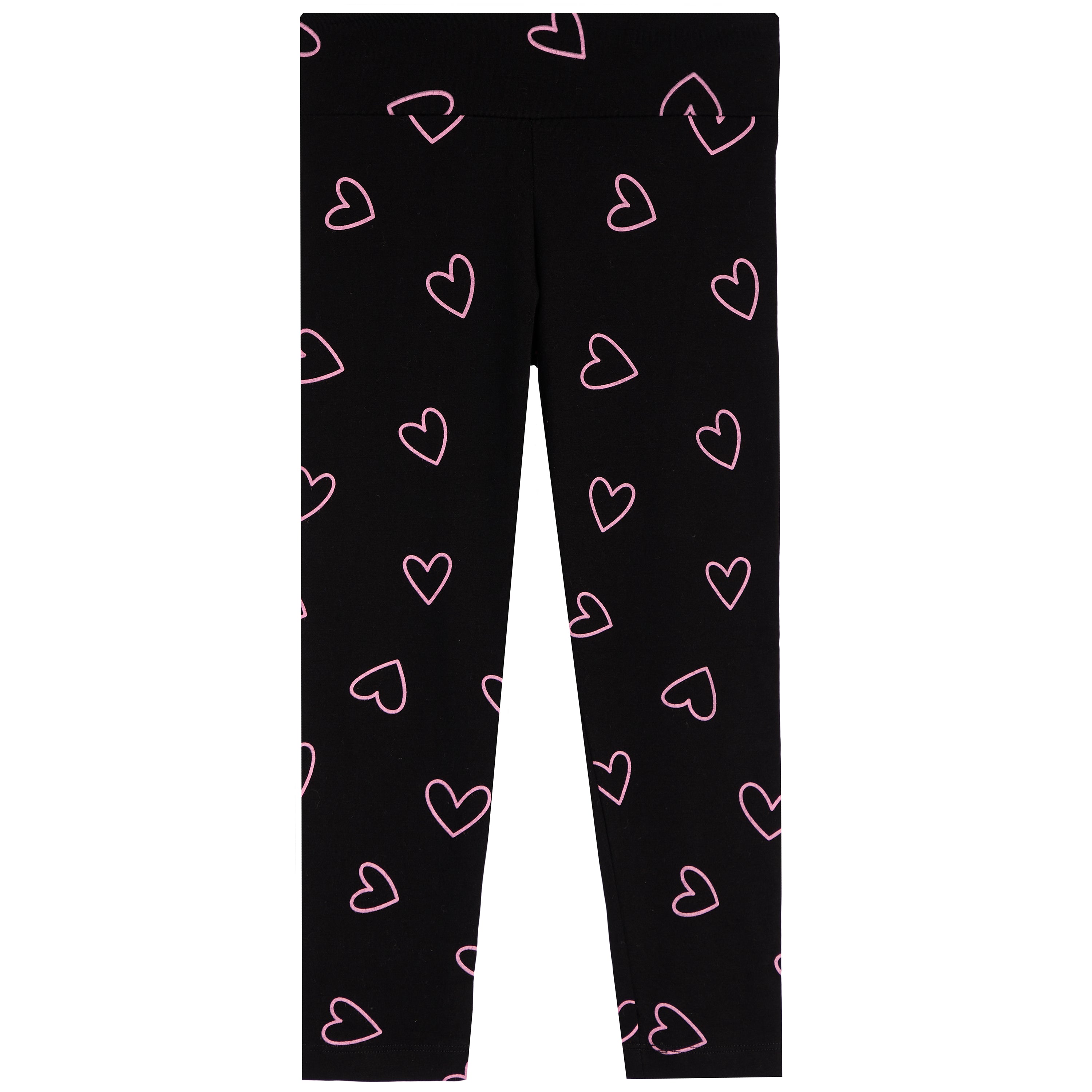Allover Pink Heart Legging - Denny's