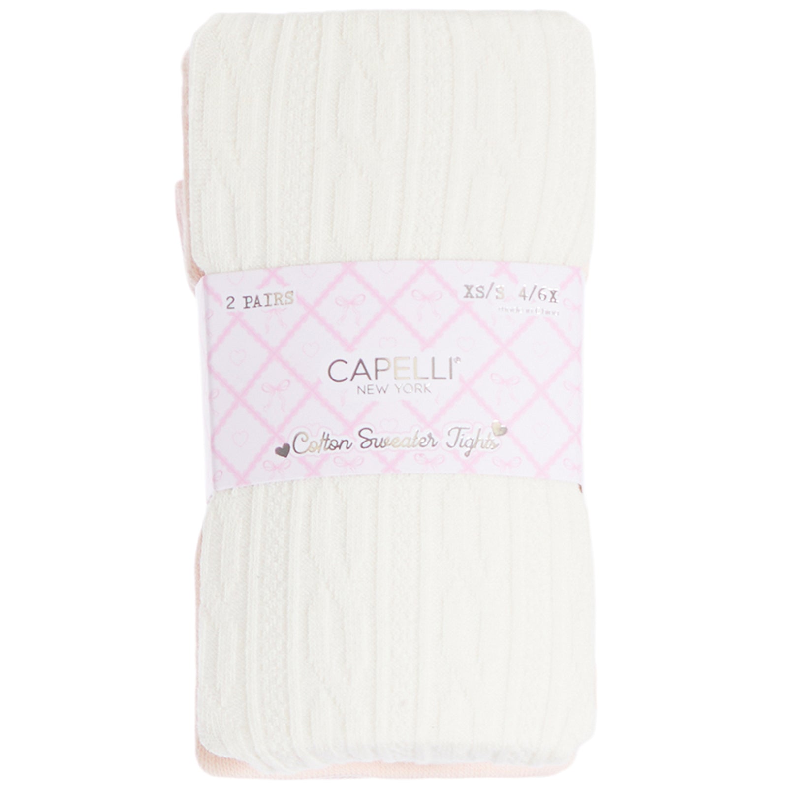 Cable Knit & Solid Tight 2 pk - Denny's
