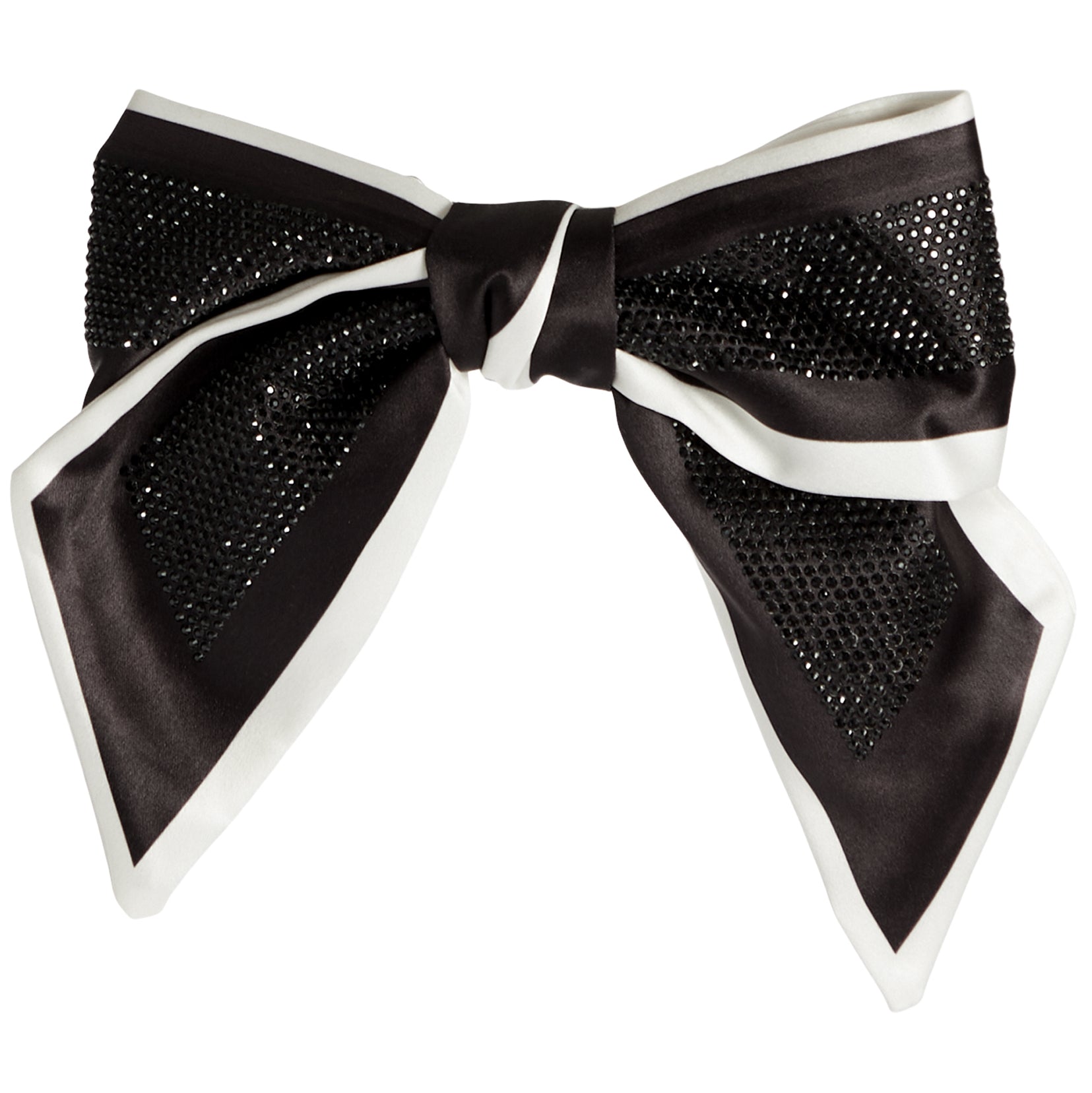 Satin Crystal Bow Clip - Denny's