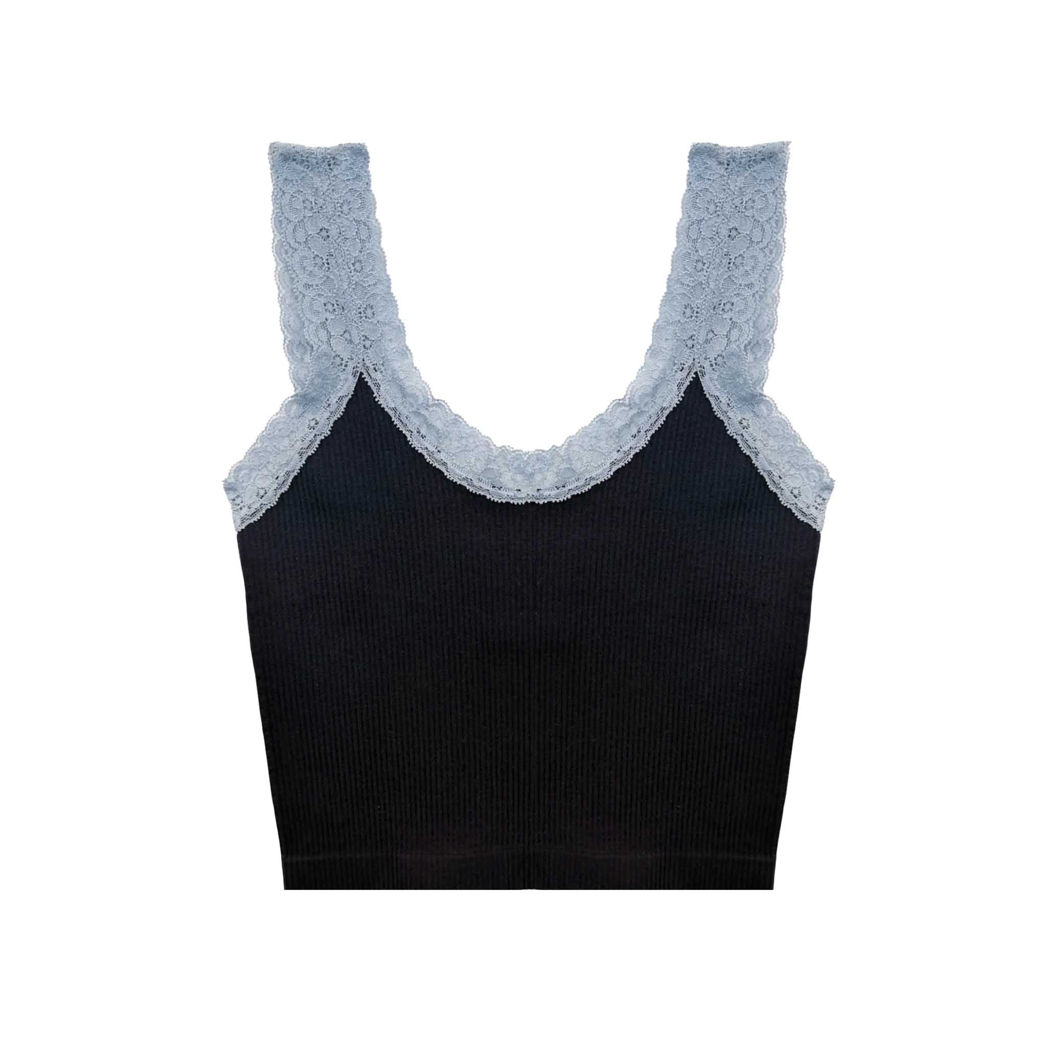 Liana Tank With Glacier Lace Trim - Denny's