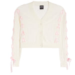 Ribbon Sweater Cardigan - Denny's