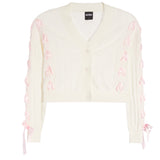 Ribbon Sweater Cardigan - Denny's