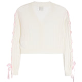 Ribbon Sweater Cardigan - Denny's