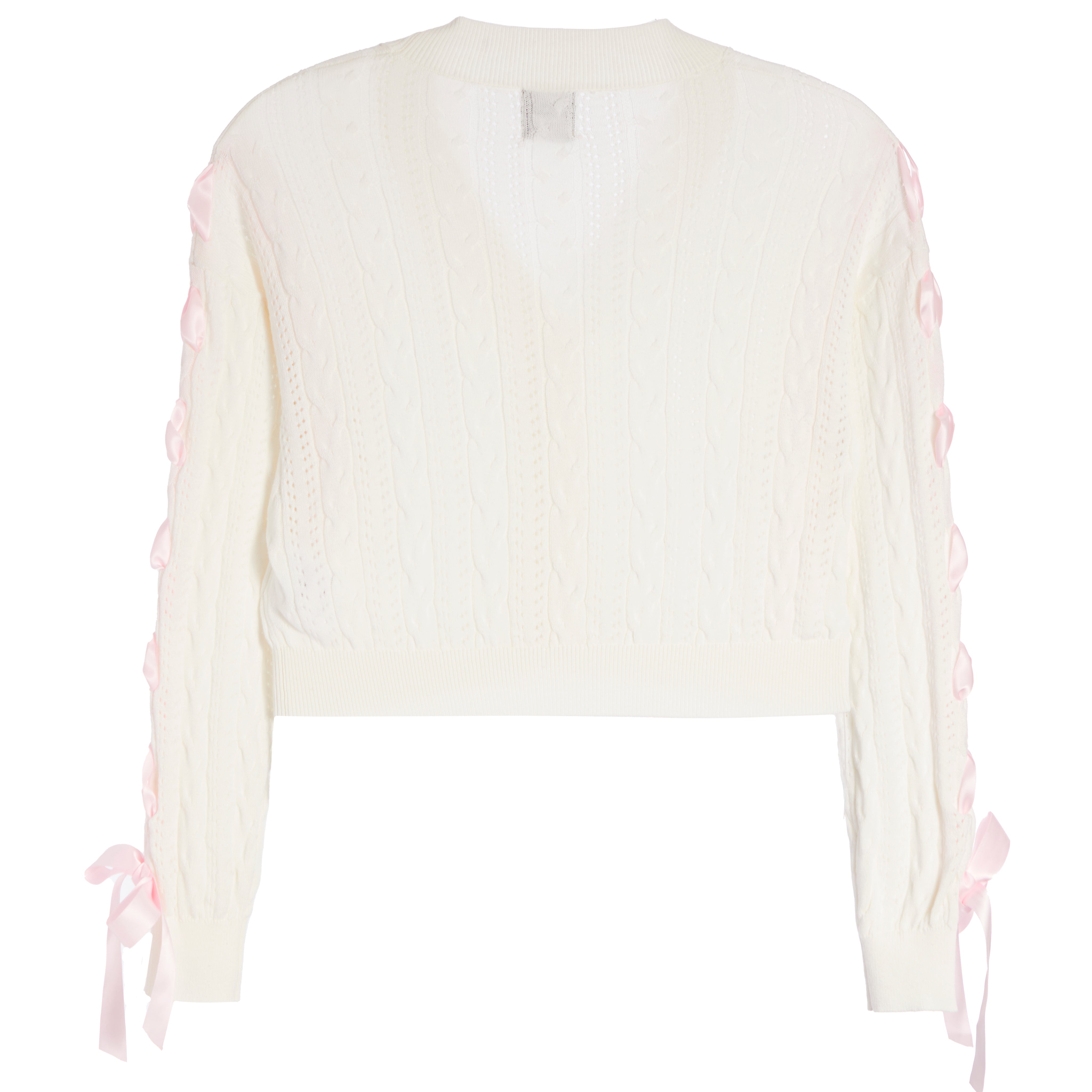 Ribbon Sweater Cardigan - Denny's