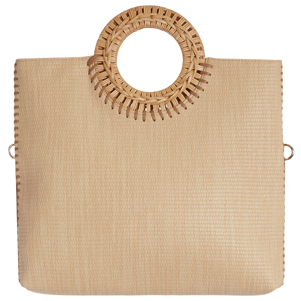 Lilah Straw Clutch Bag - Denny's