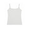 Grey spaghetti strap tank top on a white background