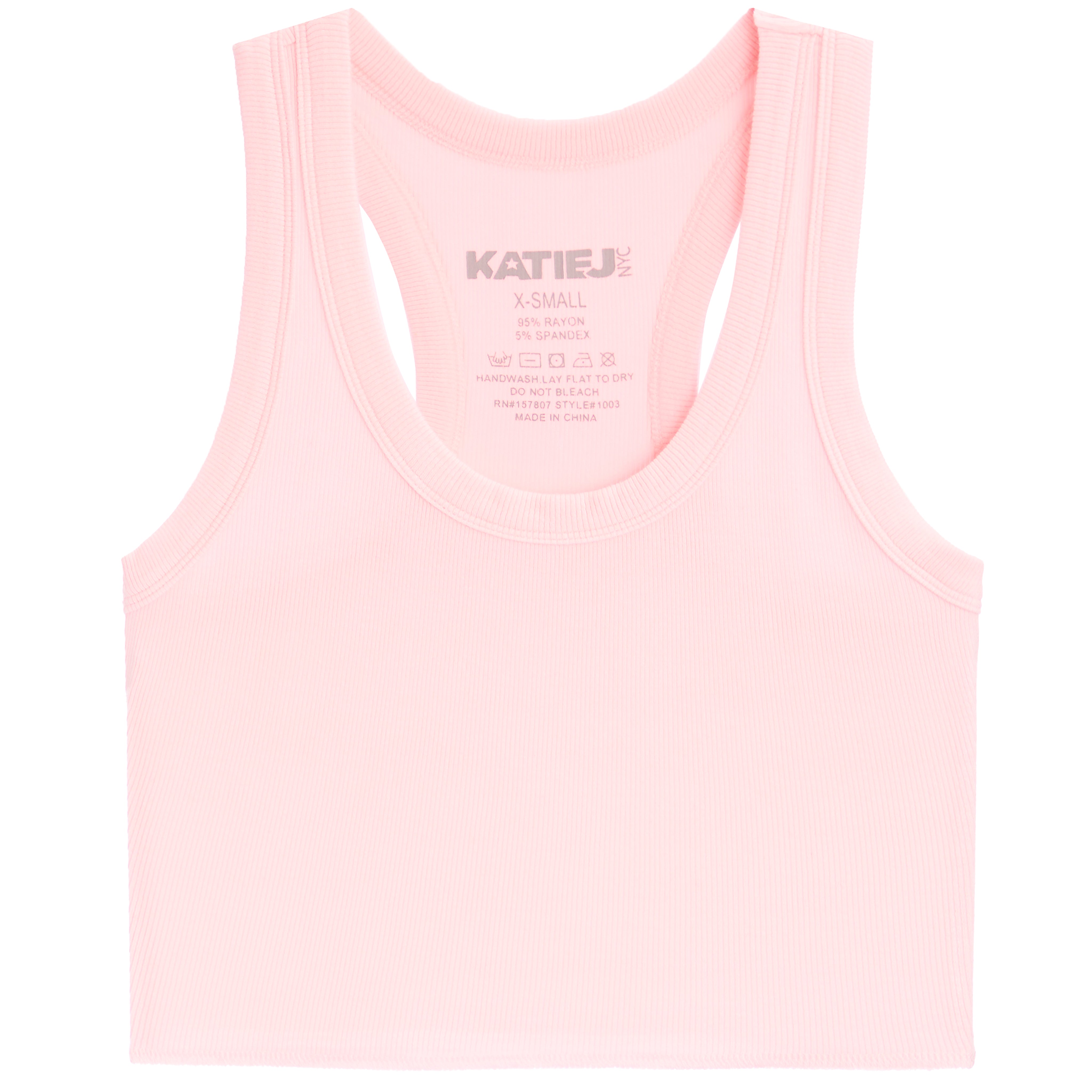 Livi Ribbed Crop Tank - Denny's