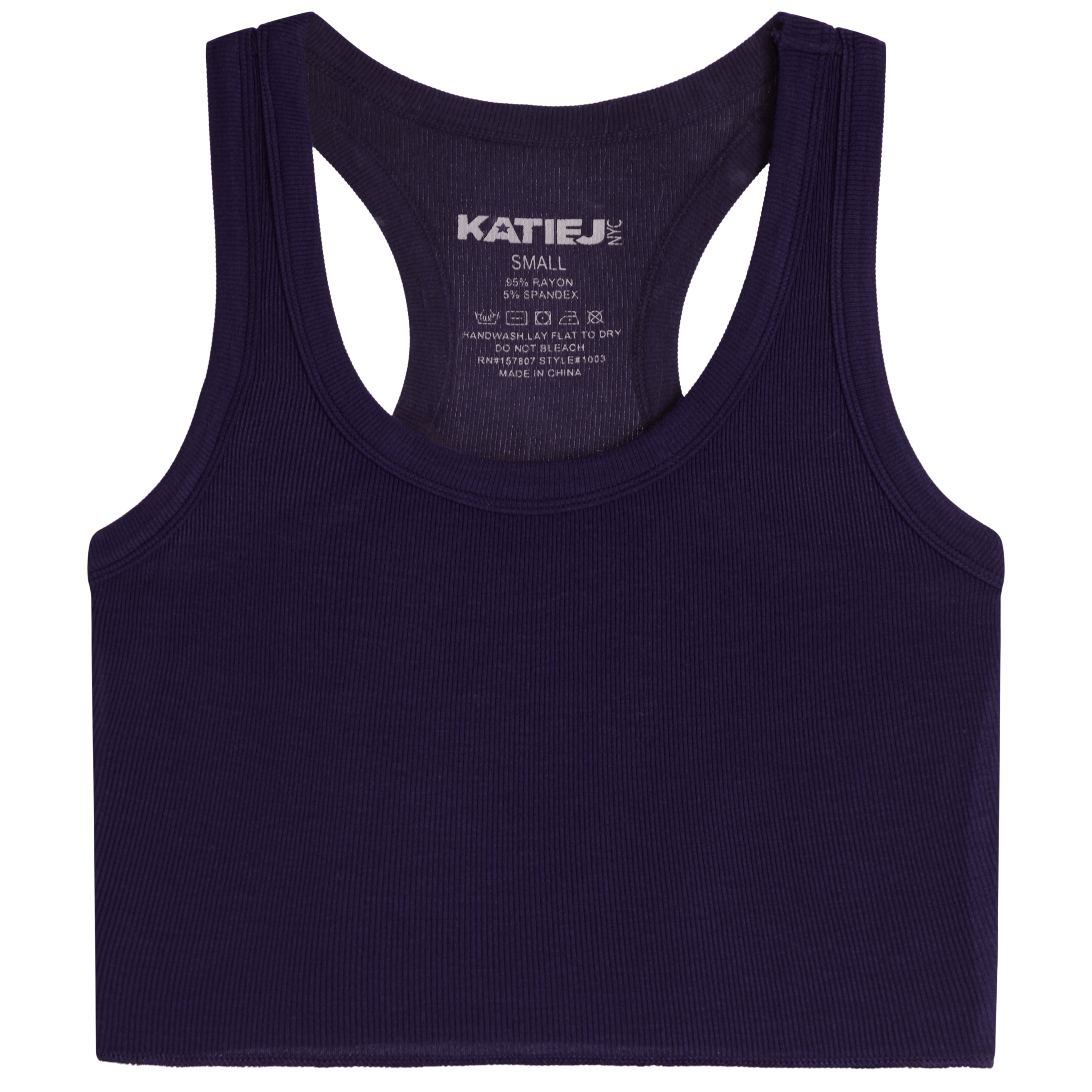 Livi Ribbed Crop Tank - Denny's