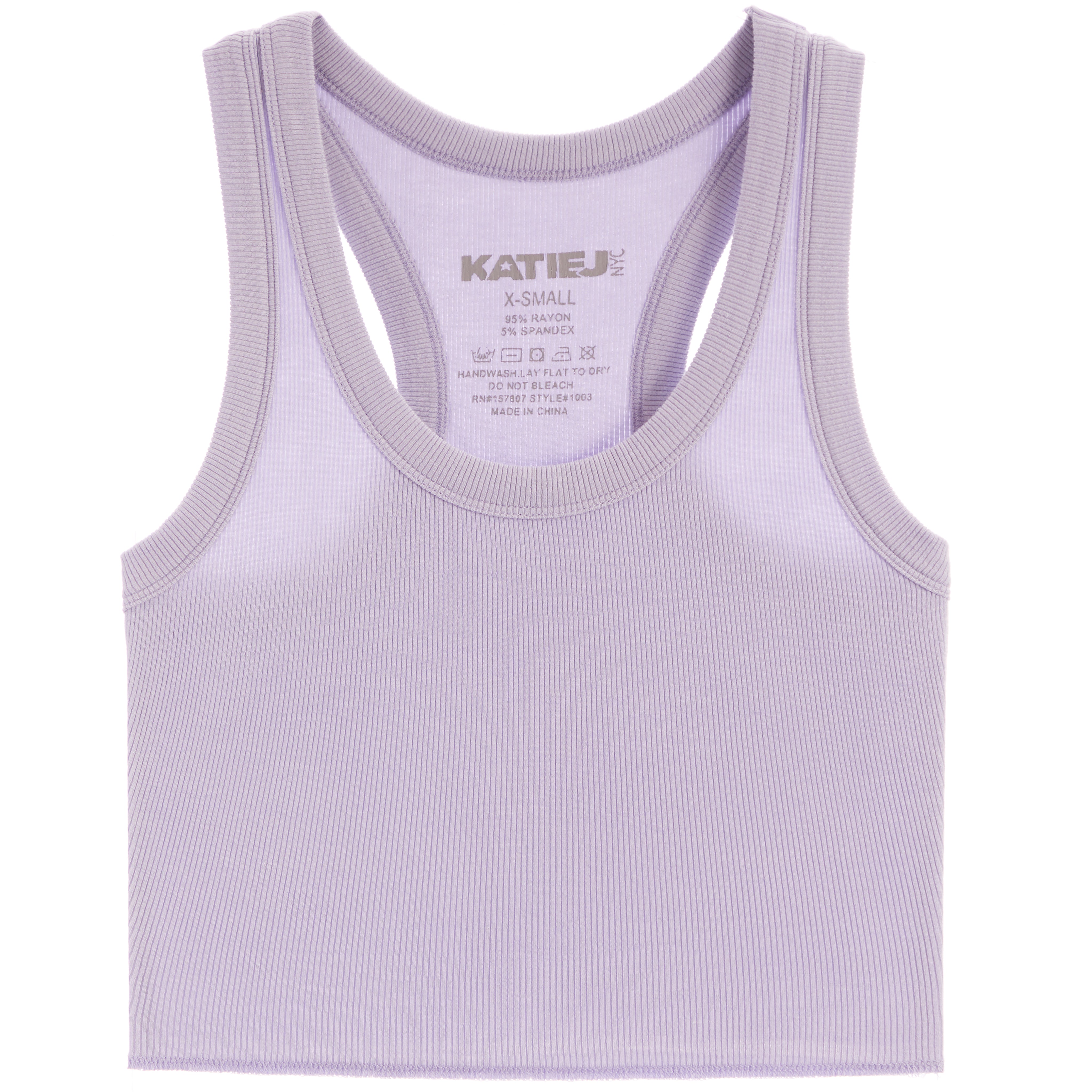 Livi Ribbed Crop Tank - Denny's