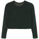 Livi Ribbed Cropped Top - Denny's