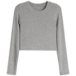 Livi Ribbed Cropped Top - Denny's