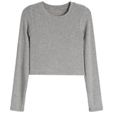 Livi Ribbed Cropped Top - Denny's