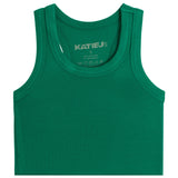 Ribbed Crop Tank Top - Denny's