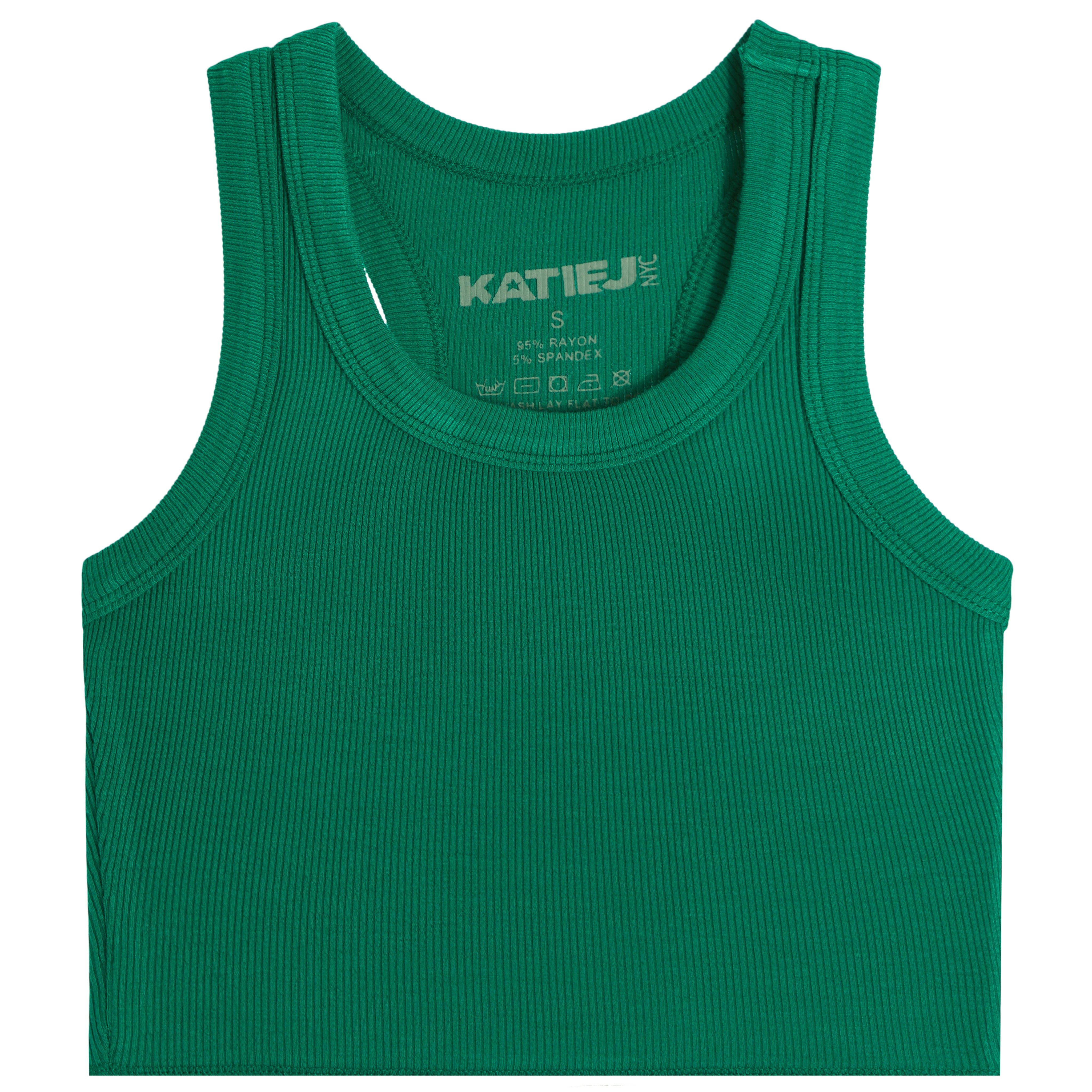 Ribbed Crop Tank Top - Denny's